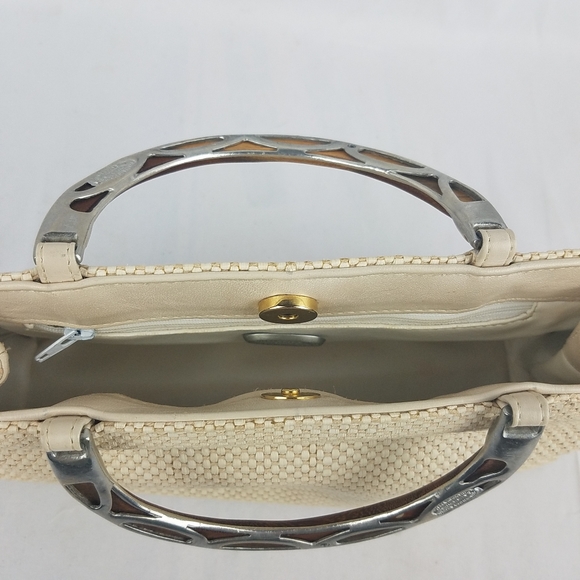 Clara Studios Inc. For Assymmetry Woven Handbag - Picture 11 of 14